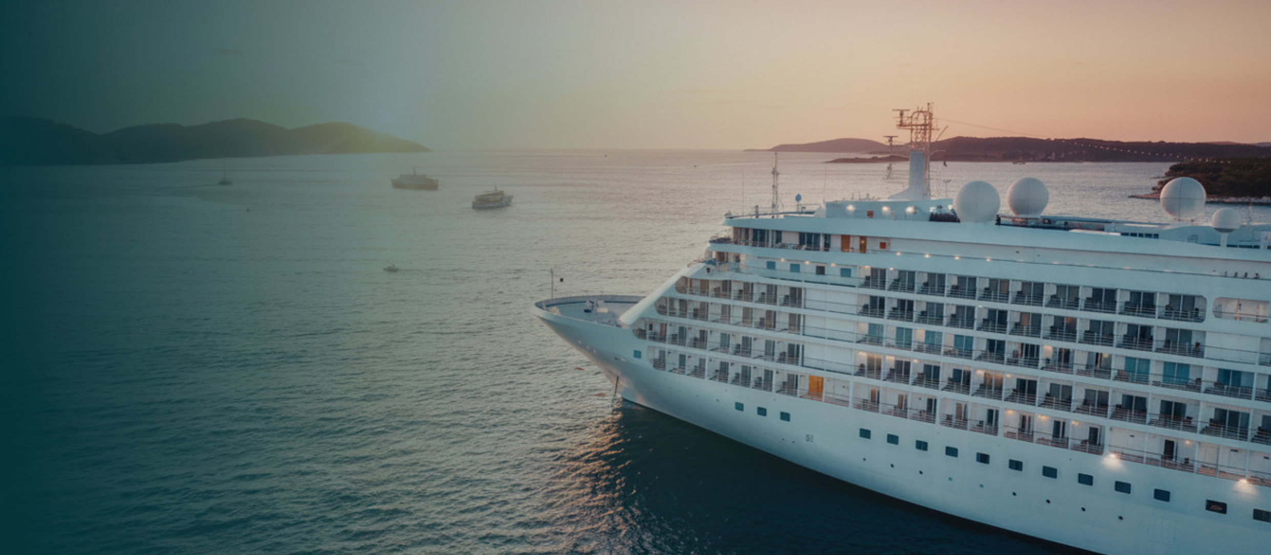Cruise boat on the water